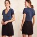 Anthropologie Dresses | Anthropologie Dolan Blue And Black Colorblock Horizon Dress | Color: Black/Blue | Size: Xs