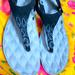 Columbia Shoes | Columbia Thong Sandals Shoes Womens 11 Black | Color: Black/Gray | Size: 11