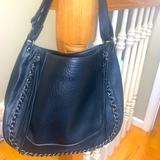 Jessica Simpson Bags | Jessica Simpson Black Leather Shoulder Bag | Color: Black | Size: Os