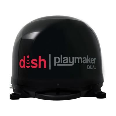 "Winegard Dish Playmaker Dual With Wally HD Receiver Bundle Black PL-8035R"