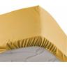 Drap housse 2 personnes bonnet 30 cm 160 x 200 cm percale uni 78 fils percaline Miel