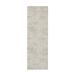 Shahbanu Rugs Fine Jacquard with Erased Design Wool and Art Silk Hand Loomed Beige Oriental Runner Rug (2'6" x 8'0")