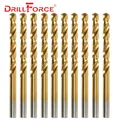 Drillforce Tools-Jeu de forets en titane M2 jeu de forets HSS DIN338 1.0-13mm pour propositions