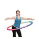 Weighted Hula Hoop, ACU Hoop 6L - 5.3lb Large, Weight Loss Fitness Exercise Sports Hoop with ridges (rainbow colors)