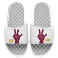 Men's ISlide White Arizona State Sun Devils Pitchfork Slide Sandals