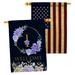 Breeze Decor K Initial 2-Sided Polyester 40 x 28 in. House Flag | 40 H x 28 W in | Wayfair BD-FL-HP-130243-IP-BOAA-D-US21-BD