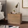 Red Barrel Studio® Aurora 2 Drawer Nightstand Wood in Brown | 18 H x 24 W x 17 D in | Wayfair 62EFC485F4984D48816C168834F18C03