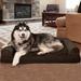 FurHaven Plush & Suede Memory Foam Sofa Style Pet Bed Polyester/Memory Foam in Brown | 6.25 H x 30 W x 20 D in | Wayfair 65336081