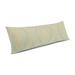 Bungalow Rose Period Peace Rectangular Pillow Cover & Insert Down/Feather/Linen in White/Blue | 12 H x 24 W x 6 D in | Wayfair