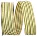 The Holiday Aisle® Striped Ribbon Fabric in Green | 1.5 H x 5 W x 5 D in | Wayfair CE20E49144B54C5289DE1EB668AF7080