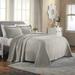 Winston Porter Callicoon Standard Cotton Coverlet/Bedspread Set Cotton Sateen in Gray | King Bedspread + 2 Shams | Wayfair