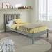 Union Rustic Akmini Solid Wood Platform Bed Wood in Gray | 39.37 H x 42.4 W x 78.11 D in | Wayfair CA1F9229F21D4EDBAF5083ABA8A40912