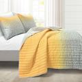 Latitude Run® Microfiber Piece Quilt Set in Yellow | Queen Quilt + 2 Standard Shams | Wayfair 2D05FBE27E82407082473DF395E58DB6