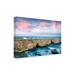 Highland Dunes Cliffs 4 by Dennis Frates - Wrapped Canvas Photograph Canvas, Wood in Blue/Brown/Pink | 12 H x 19 W x 2 D in | Wayfair