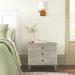 Birch Lane™ Hubbard 3 - Drawer Nightstand Wood in Brown | 24 H x 26 W x 20 D in | Wayfair EBBF998B03014CCB8E608F87FA38DD0C