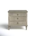 Birch Lane™ Hubbard 3 - Drawer Nightstand Wood in Brown | 24 H x 26 W x 20 D in | Wayfair EBBF998B03014CCB8E608F87FA38DD0C