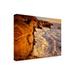 Highland Dunes Coastline 1 by Dennis Frates - Wrapped Canvas Photograph Canvas, Wood in Blue/Brown | 14 H x 19 W x 2 D in | Wayfair