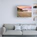 Highland Dunes Beach 3 by Dennis Frates - Wrapped Canvas Photograph Canvas, Wood in White/Black | 35 H x 47 W x 2 D in | Wayfair