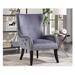 Side Chair - Rosdorf Park Cochecton 28" Wide Side Chair Velvet/Fabric in Gray | 40 H x 28 W x 32 D in | Wayfair B43986B241D14AE58B42F282F6B53F3D