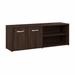 Bush Business Furniture Studio C Low Storage Cabinet with Doors and Shelves in Black Walnut - Bush Business Furniture SCS160BW