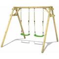 Portique balançoire Aire de jeux Smart Move avec extension d'escalade Portique bois pour enfants