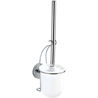 Vacuum-Loc® Wand WC-Garnitur Milazzo, Befestigen ohne bohren, Silber glänzend, Stahl chrom,