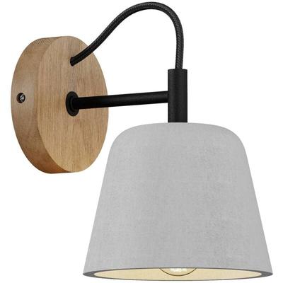 Beton Wandleuchte, Wandlampe Innen 'Kalinda' aus Beton, für Wohnzimmer & Esszimmer von Lucande Image