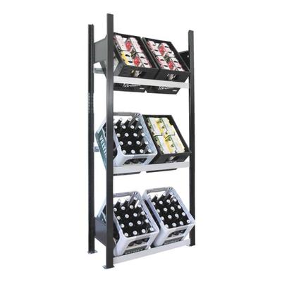 SCHULTE Lagertechnik Regal für Getränkekisten 75 cm breit, 75 cm