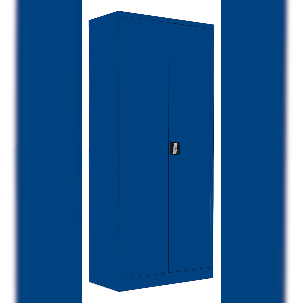 Lüllmann® Flügeltürenschrank, 4,5 OH, 1800 x 800 x 383 mm, enzianblau Image