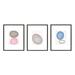 AllModern Lucian Watercolor Ribbon I & II by Emma Caroline - 2 Piece Picture Frame Painting Print Set on Paper in Blue/Gray/Pink | Wayfair