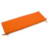 Winston Porter Outdoor Seat Cushion Polyester in Orange | 3 H x 60 W x 19 D in | Wayfair B0758657EEC44ACABA712CB2A9E661A4