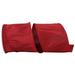 The Holiday Aisle® Solid Ribbon Fabric in Red | 4 H x 360 W x 4 D in | Wayfair 198B0621DEEC425D80B51372363C6010