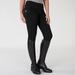 Piper Mid - Weight Tights by SmartPak - Knee Patch - L - Black - Smartpak