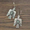 Boucles d'oreilles pendantes avec pendentif aigle rétro pour femmes boucles d'oreilles pendantes