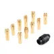 7*0.75 longue Queue De Mandrin sans clé avec 10Pcs Laiton Mandrin 0.5-3.2mm Mandrin 4.3mm Tige pour