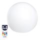 Boule lumineuse sans fil flottante LED Polyéthylène Multicolore D50CM