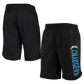 Men's MSX by Michael Strahan Black Los Angeles Chargers Training Shorts