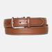 Nautica Men's Double-Stitch Leather Belt Brown Stone, 36W