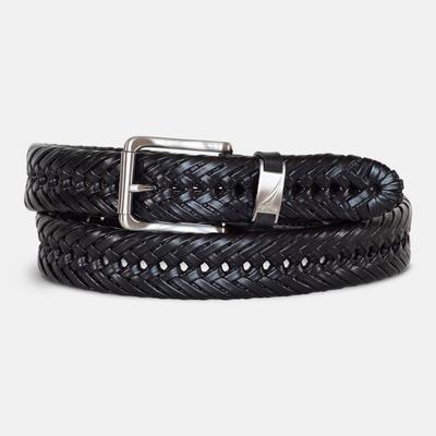 Nautica Men's Braided Belt True Black, 38W