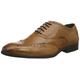 Silver Street London Men's Leather Oxford Brogue Shoe (10 UK, Tan)