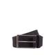 BOSS Mens Calindo Sz35 Suede belt with polished gunmetal buckle