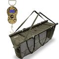 DNA Leisure NGT XPR Floating Sling Carp Fishing & Stink Bag with Weighing 40kg/88lb Electronic Camo Digital Scale Tare Function