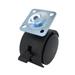 FixtureDisplays Plastic Wheel Metal Top Plate 360 Degree Rotation Swivel Furniter Caster | 2.36 H x 1.38 W x 2.36 D in | Wayfair 400100-1PK