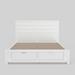 Wade Logan® Milburn Carmel Storage Bed Wood in White/Brown | 46 H x 58 W x 82 D in | Wayfair 890E2A0C06DE4C898265584B4363DB21