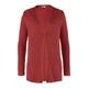 Avena Damen Strick-Jacke Rot einfarbig