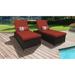 Barbados Wheeled Chaise Set of 2 Outdoor Wicker Patio Furniture