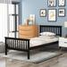 Wood Platform Bed Twin Bed with Headboard and Footboard