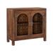 Curtice Circle Front Brown Console Table