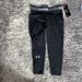 Under Armour Bottoms | Girls Under Armour Leggings Size Ysm | Color: Black/White | Size: Sg