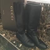 Gucci Shoes | Gucci Boots Size 38 Zipper In The Back | Color: Black | Size: 8